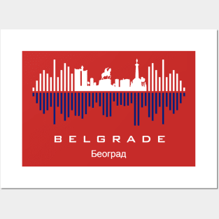 Belgrade (Београд) Soundwave Posters and Art